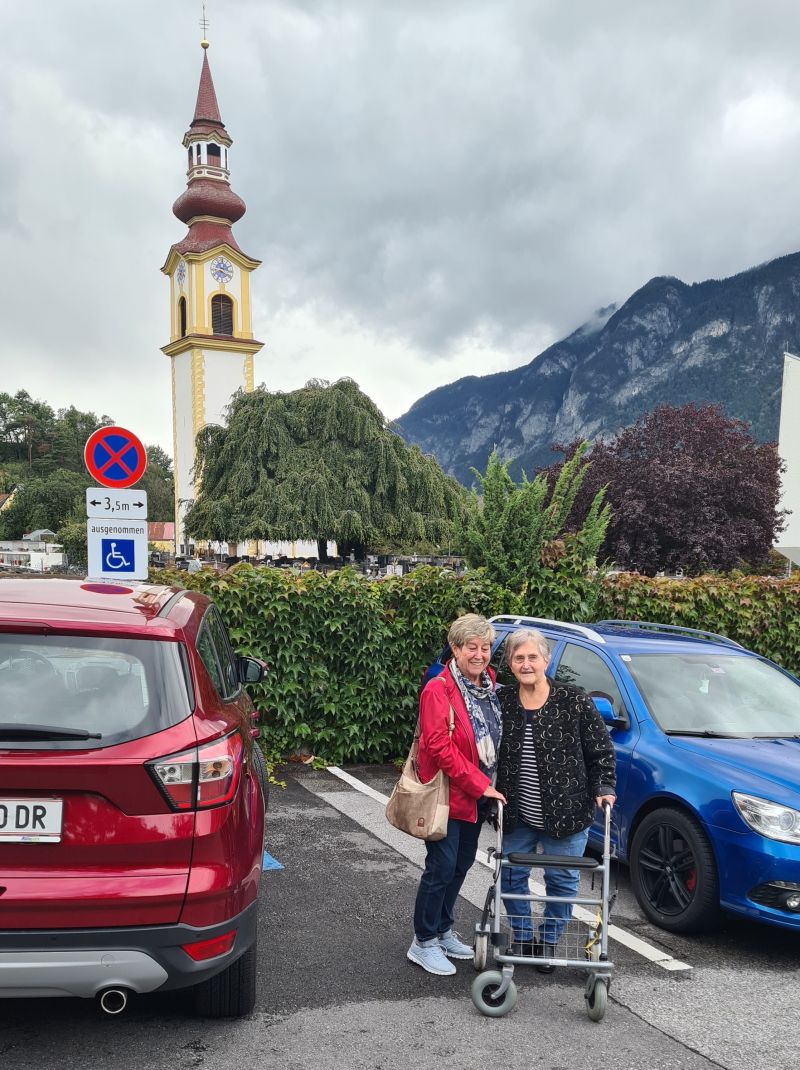Besuch der Familie in der österreichischen Heimat